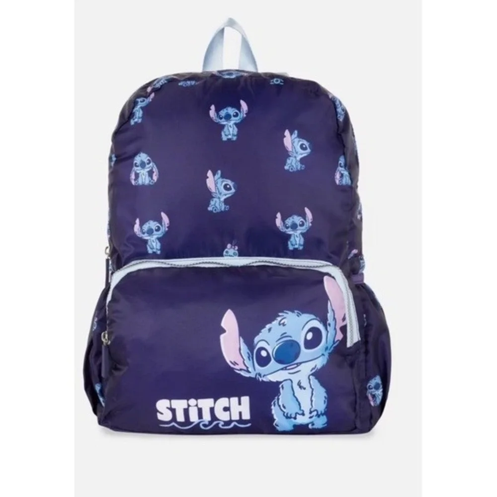 Primark Disney's Stitch Packable Backpack New‎ With Tags